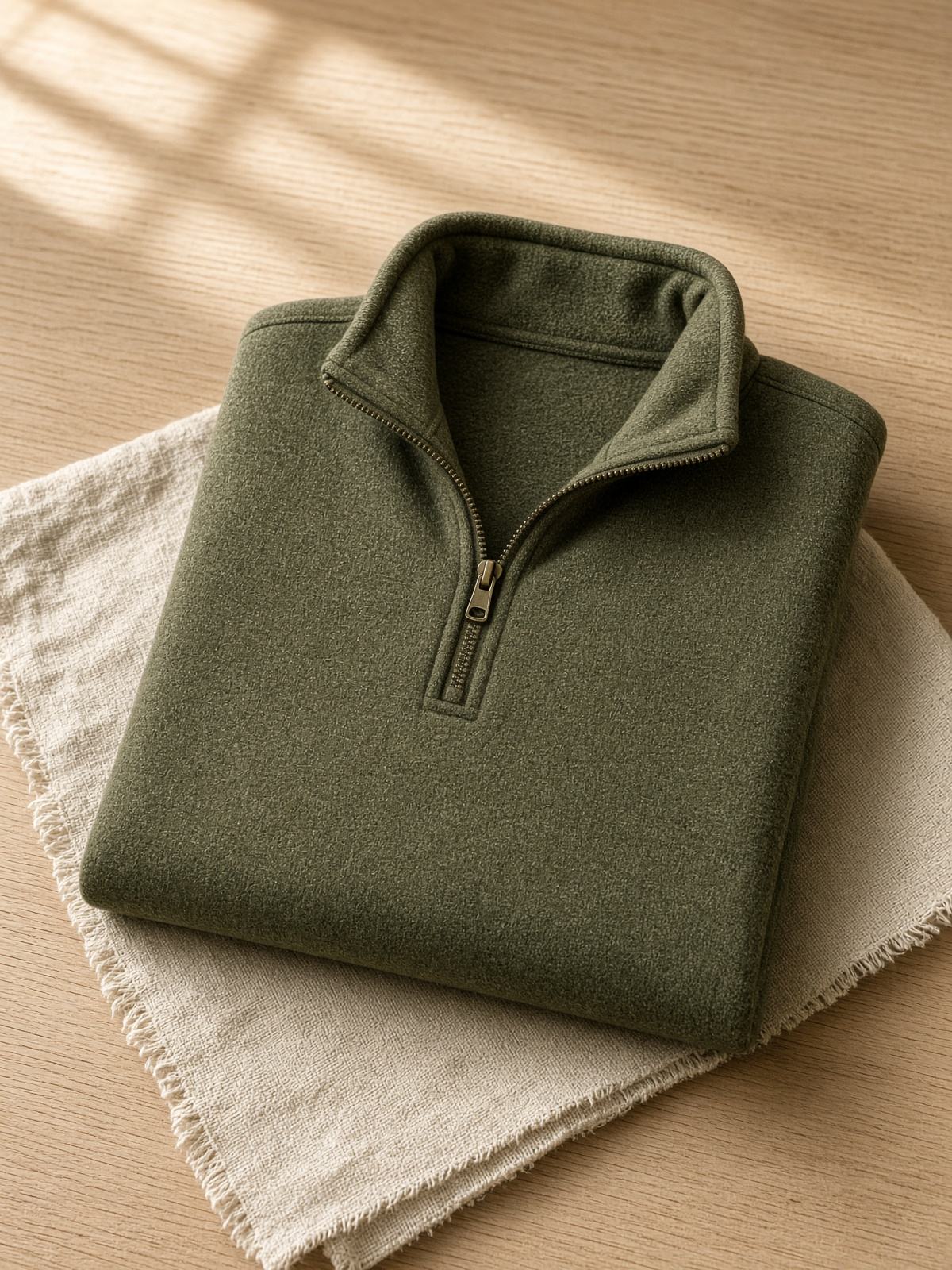 Quarter-Zip Fleece, clothing ready to print